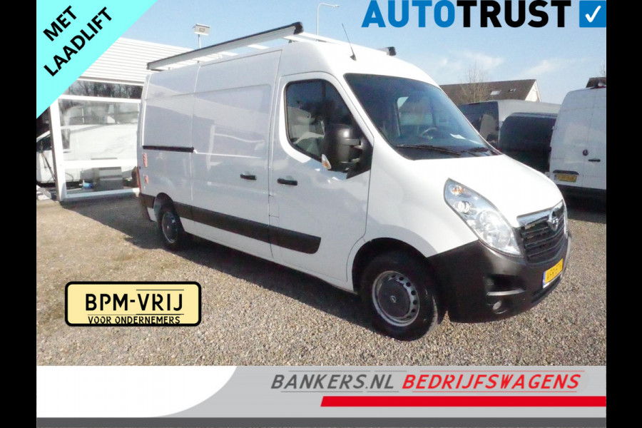 Opel Movano 2.3 CDTI 110PK, L2H2, Airco Laadklep D'Hollandia 500KG Plateau 150cm Laadlift