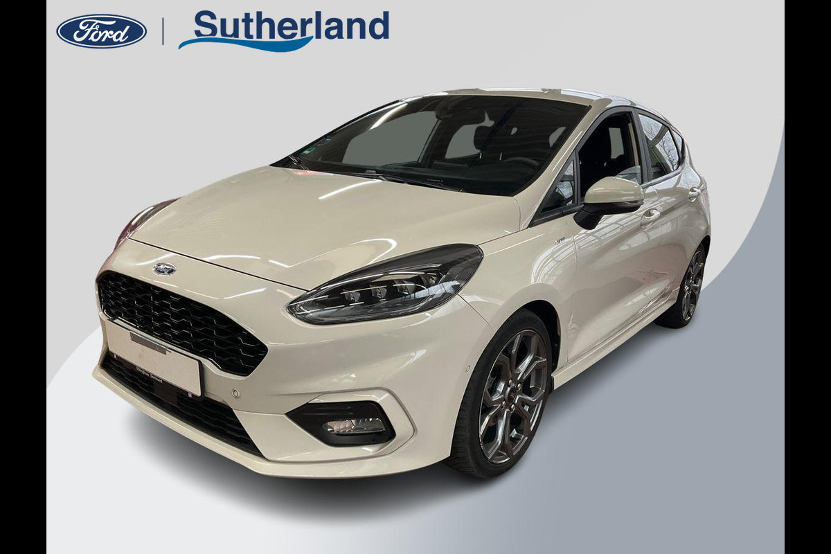 Ford Fiesta 1.0 EcoBoost Hybrid ST-Line X | Adaptive cruise control | Winter Pack | Dodehoeksensoren | Full-LED koplampen | Achteruitrijcamera | Draadloze telefoonlader | Privacy glass