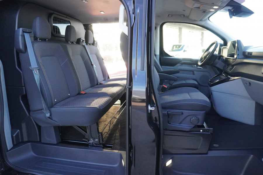 Ford Transit Custom 320L 2.0 TDCI 170PK L2H1 Limited DubbelCabine Automaat Nr. V011 | Schuifdeur links en rechts | Airco | Adap.Cruise | Navi | Camera