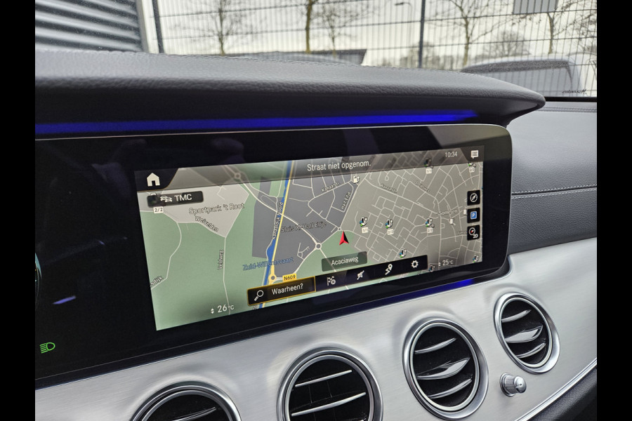 Mercedes-Benz E-Klasse Estate 300 e AMG Plug In Hybrid 320pk Dealer O.H PHEV | Widescreen Navi | Sfeerverlichting | Night Pakket | Camera | Apple Carplay | Alcantara Sportstoelen Verwarmd | LED |