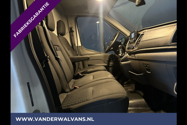 Ford Transit 2.0 TDCI 130pk L4H3 Jumbo Fabrieksgarantie Euro6 Airco | Camera | Cruisecontrol | Verwarmde voorruit | Stoelverwarming Parkeersensoren, Bijrijdersbank