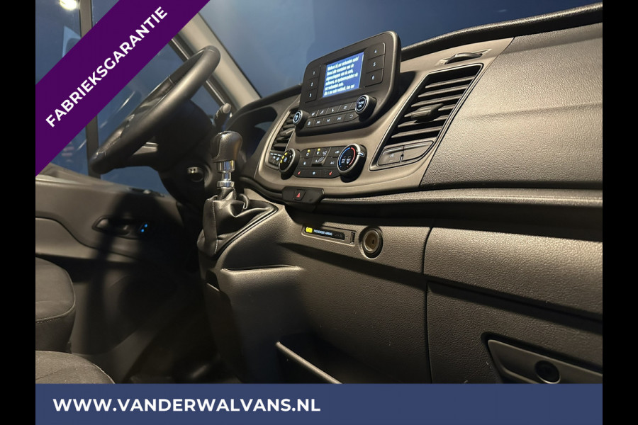 Ford Transit 2.0 TDCI 130pk L4H3 Jumbo Fabrieksgarantie Euro6 Airco | Camera | Cruisecontrol | Verwarmde voorruit | Stoelverwarming Parkeersensoren, Bijrijdersbank