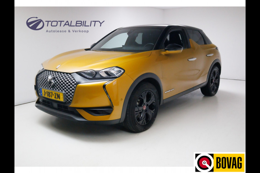 DS DS 3 Crossback E-Tense Bus. 50 kWh | Zwart dak | Navigatie 1/2 leder, Navigatie, D-Glas, PDC