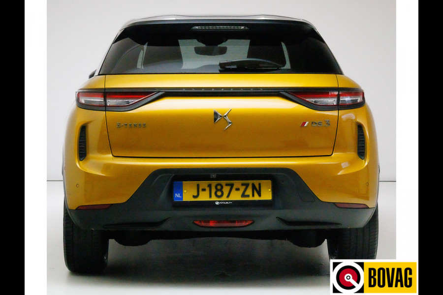 DS DS 3 Crossback E-Tense Bus. 50 kWh | Zwart dak | Navigatie 1/2 leder, Navigatie, D-Glas, PDC