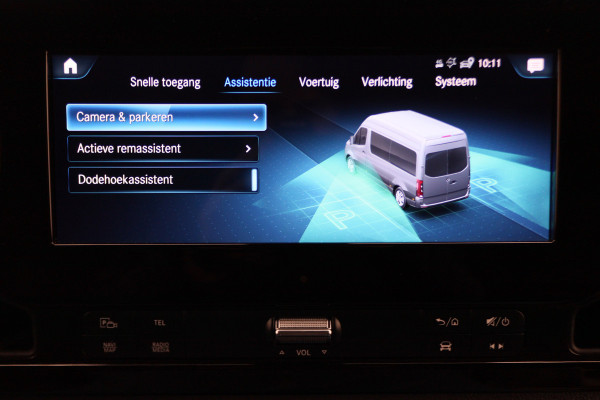 Mercedes-Benz Sprinter 316 2.2 CDI L2H2 Automaat 3-Zits, LED, Elektr. Laadklep, 360° Camera, Standkachel, Navigatie, DAB