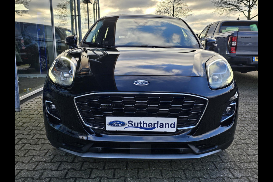 Ford Puma 1.0 EcoBoost Hybrid Titanium X 155pk | Aut | Half-leder | Bang&Olufsen | Winter Pack  |  All season banden |  Adaptive cruise control | Elektrische achterklep | Dodehoeksensoren