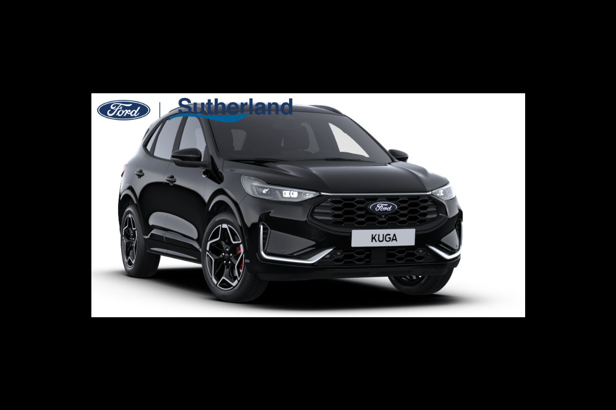 Ford Kuga 2.5 PHEV ST-Line X | Panoramadak + Technology Pack + Winter Pack + Wegklapbare trekhaak + 19 inch lichtmetalen velgen | Agate black | 2.100 kg trekgewicht | Prijs incl. 4.000 EU Ford voordeel