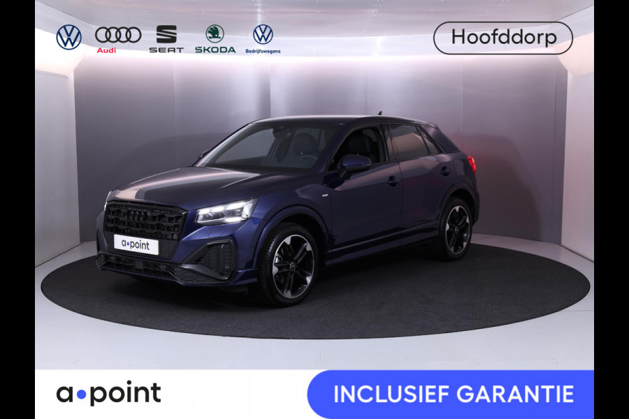 Audi Q2 35 TFSI S Edition 150 pk S-tronic | Private lease vanaf € 599,- pm |Verlengde garantie | Navigatie | Parkeersensoren achter | Adaptieve cruise control | Matrix LED koplampen | S-Line |