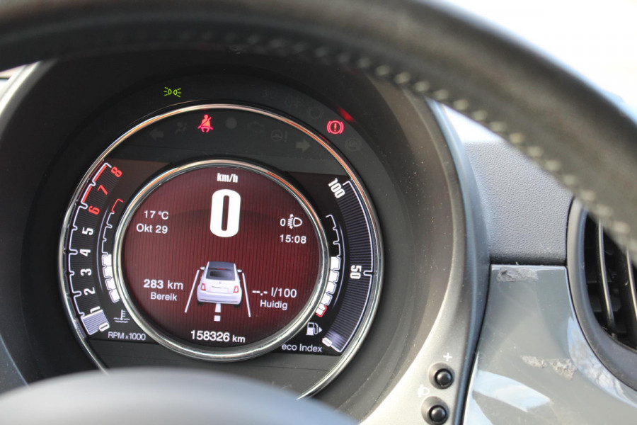 Fiat 500C 0.9 TwinAir Turbo Lounge cabrio 1 e eig navi clima cruise sensoren nap