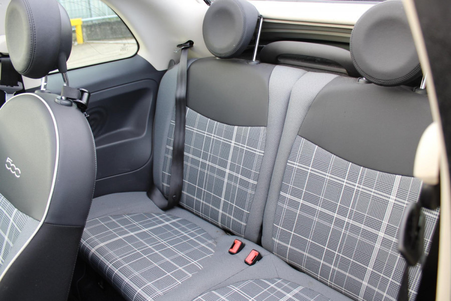Fiat 500C 0.9 TwinAir Turbo Lounge cabrio 1 e eig navi clima cruise sensoren nap