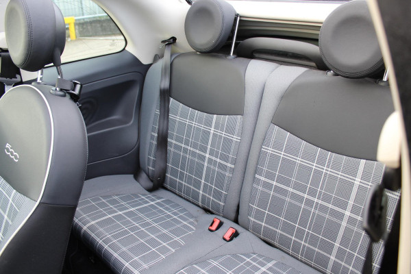 Fiat 500C 0.9 TwinAir Turbo Lounge cabrio 1 e eig navi clima cruise sensoren nap