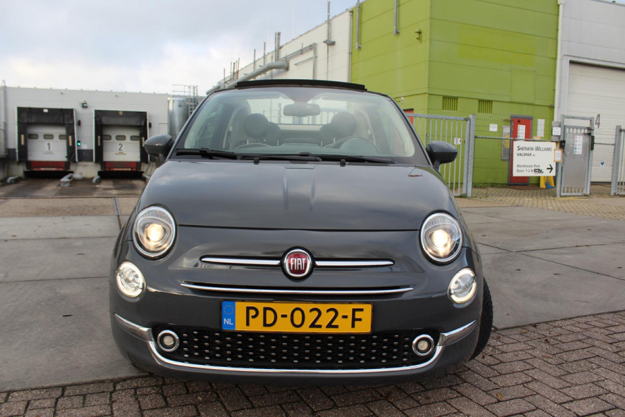 Fiat 500C 0.9 TwinAir Turbo Lounge cabrio 1 e eig navi clima cruise sensoren nap
