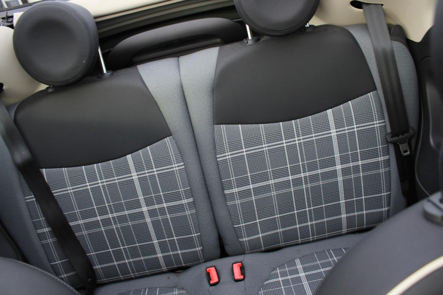 Fiat 500C 0.9 TwinAir Turbo Lounge cabrio 1 e eig navi clima cruise sensoren nap