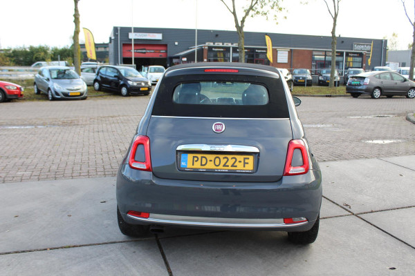 Fiat 500C 0.9 TwinAir Turbo Lounge cabrio 1 e eig navi clima cruise sensoren nap
