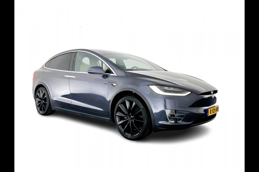 Tesla Model X Long Range [ 3-Fase ] (INCL-BTW) *7-PERS | AUTO-PILOT | FULL-LEATHER | NAVI-FULLMAP | FULL-LED | TOWBAR | AIR-SUSPENSION | DIGI-COCKPIT | KEYLESS | CAMERA | DAB+ | COMFORT-SEATS | AMBIENT-LIGHT | CARPLAY | 22''ALU