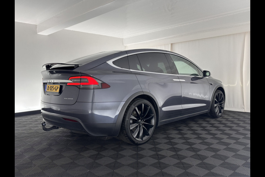 Tesla Model X Long Range [ 3-Fase ] (INCL-BTW) *7-PERS | AUTO-PILOT | FULL-LEATHER | NAVI-FULLMAP | FULL-LED | TOWBAR | AIR-SUSPENSION | DIGI-COCKPIT | KEYLESS | CAMERA | DAB+ | COMFORT-SEATS | AMBIENT-LIGHT | CARPLAY | 22''ALU