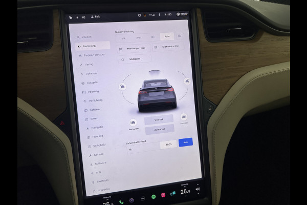 Tesla Model X Long Range [ 3-Fase ] (INCL-BTW) *7-PERS | AUTO-PILOT | FULL-LEATHER | NAVI-FULLMAP | FULL-LED | TOWBAR | AIR-SUSPENSION | DIGI-COCKPIT | KEYLESS | CAMERA | DAB+ | COMFORT-SEATS | AMBIENT-LIGHT | CARPLAY | 22''ALU