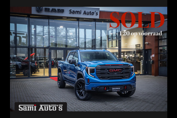 GMC Sierra AT4 | LPG | VIRTUAL COCKPIT | BOM VOL | DC | DODGE RAM EN GMC DEALER NEDERLAND | 6.2 V8 4X4 | GRIJSKENTEKEN | DUBBELE CABINE | PICK UP | VOORRAAD 2244 -  7947 |