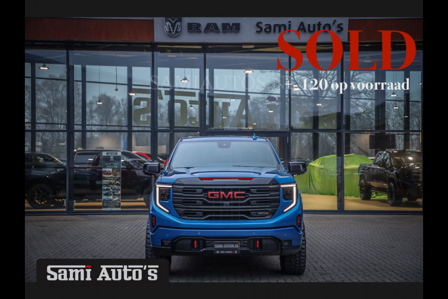 GMC Sierra AT4 | LPG | VIRTUAL COCKPIT | BOM VOL | DC | DODGE RAM EN GMC DEALER NEDERLAND | 6.2 V8 4X4 | GRIJSKENTEKEN | DUBBELE CABINE | PICK UP | VOORRAAD 2244 -  7947 |