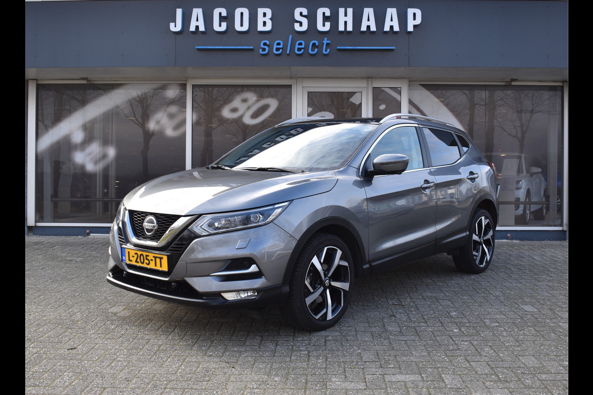 Nissan QASHQAI 1.3 DIG-T Design Edition Automaat / Panoramadak / Trekhaak / Carplay / Keyless / Leder