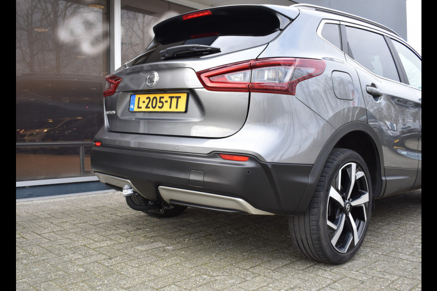 Nissan QASHQAI 1.3 DIG-T Design Edition Automaat / Panoramadak / Trekhaak / Carplay / Keyless / Leder