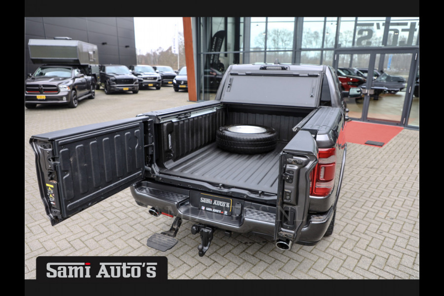 Dodge Ram 1500 LIMITED RAMBOX | LUCHTVERING | 5.7 V8 4X4 | MULTI TAILGATE | HUD | ADAPTIVE CRUISE | EERSTE EIGENAAR | LPG PRINS | 3500KG 360 CAMERA | LANE ASSIST | MEMORY SEATS | DUBBELE CABINE | CREWCAB