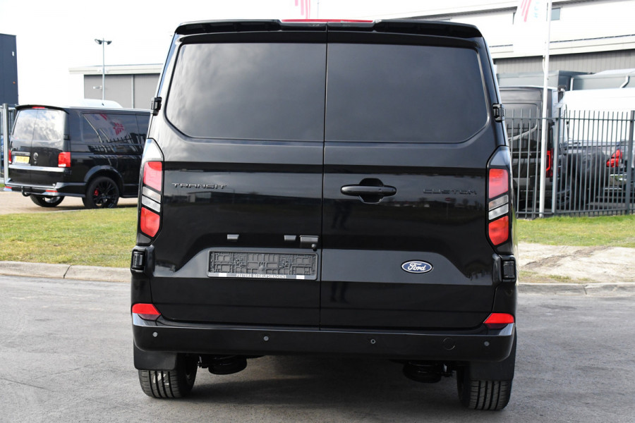 Ford Transit Custom 320 2.0 TDCI L2H1 Black Edition Limited Virtual, Adaptieve Cruise, Camera, Carplay, 170PK, Automaat, LED, Multimedia, Sensoren, Stoelverwarming, UNIEK!