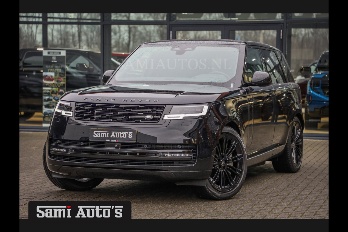 Land Rover Range Rover 3.0 P550e | NIGHT | GARANTIE TOT 14-03-2029 | HEAD-UP | ACHTERAS BESTURING | SOFT CLOSE | PHEV | 23 INCH VELGEN | PANORAMADAK | STUURVERWARMING | STOEL KOELING | Fabrieksgarantie tot 14-03-2029 – Geniet van gemoedsrust met uitgebreide dekking tot deze datum. GZK-71-D