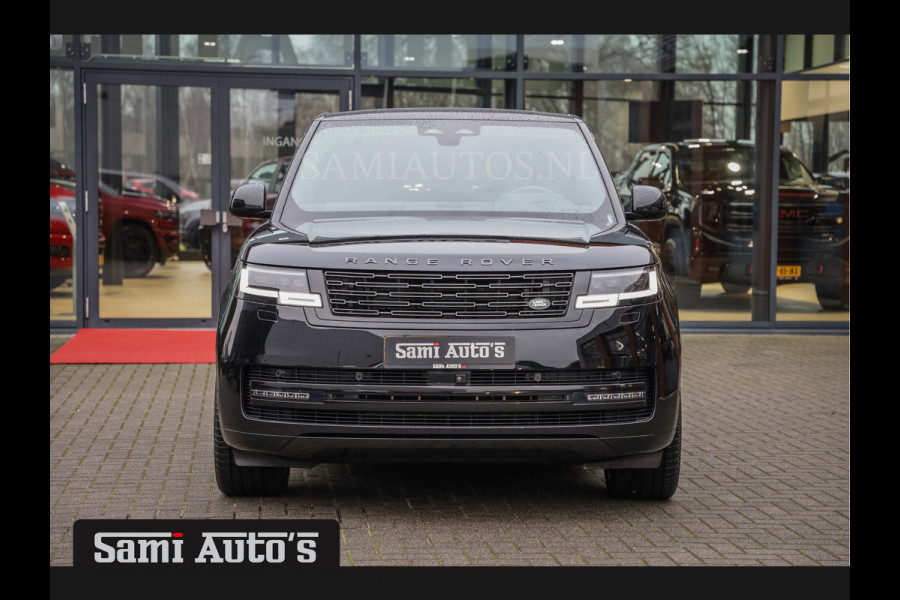 Land Rover Range Rover 3.0 P550e | NIGHT | GARANTIE TOT 14-03-2029 | HEAD-UP | ACHTERAS BESTURING | SOFT CLOSE | PHEV | 23 INCH VELGEN | PANORAMADAK | STUURVERWARMING | STOEL KOELING | Fabrieksgarantie tot 14-03-2029 – Geniet van gemoedsrust met uitgebreide dekking tot deze datum. GZK-71-D