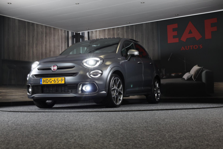 Fiat 500X 1.3 FireFly Turbo 150 Sport / AUT / ACC / Navi / Leder / Camera / Lane Assist / Open Panoramadak / Dode Hoek / 19 Inch