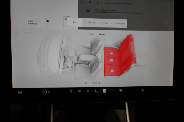 Tesla Model 3 Long Range 75kWh 463PK FSD-Full Self Driving Computer-3 Premium Audio 4wd  18" Lmv AutoPilot Panoramadak Camera's Leder Adaptive Stoel en achterbank verwarming Keyless Electr.Stoelen+Memory+Easy-Entry WiFi Origineel Nederlandse auto Grootste accu, Tot 16,5kwh thuis laden.