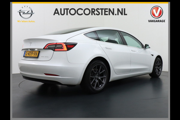 Tesla Model 3 Long Range 75kWh 463PK FSD-Full Self Driving Computer-3 Premium Audio 4wd  18" Lmv AutoPilot Panoramadak Camera's Leder Adaptive Stoel en achterbank verwarming Keyless Electr.Stoelen+Memory+Easy-Entry WiFi Origineel Nederlandse auto Grootste accu, Tot 16,5kwh thuis laden.