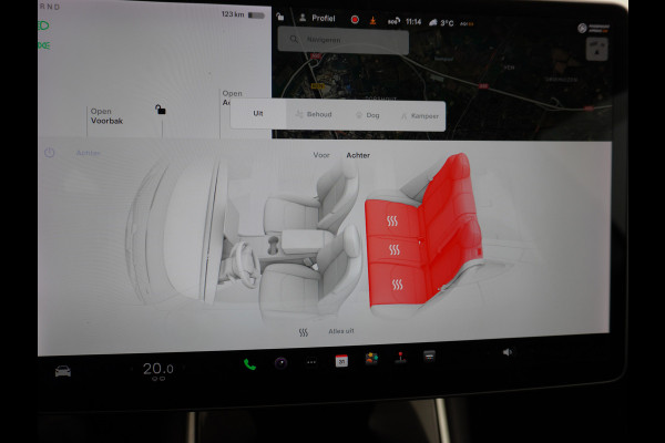 Tesla Model 3 Long Range 75kWh 463PK FSD-Full Self Driving Computer-3 Premium Audio 4wd  18" Lmv AutoPilot Panoramadak Camera's Leder Adaptive Stoel en achterbank verwarming Keyless Electr.Stoelen+Memory+Easy-Entry WiFi Origineel Nederlandse auto Grootste accu, Tot 16,5kwh thuis laden.