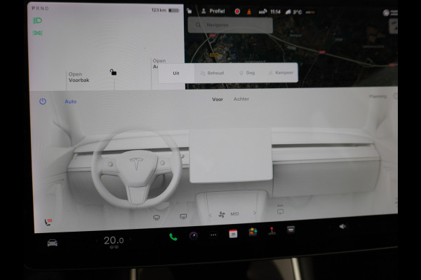 Tesla Model 3 Long Range 75kWh 463PK FSD-Full Self Driving Computer-3 Premium Audio 4wd  18" Lmv AutoPilot Panoramadak Camera's Leder Adaptive Stoel en achterbank verwarming Keyless Electr.Stoelen+Memory+Easy-Entry WiFi Origineel Nederlandse auto Grootste accu, Tot 16,5kwh thuis laden.