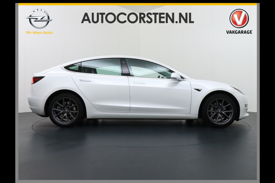 Tesla Model 3 Long Range 75kWh 463PK FSD-Full Self Driving Computer-3 Premium Audio 4wd  18" Lmv AutoPilot Panoramadak Camera's Leder Adaptive Stoel en achterbank verwarming Keyless Electr.Stoelen+Memory+Easy-Entry WiFi Origineel Nederlandse auto Grootste accu, Tot 16,5kwh thuis laden.