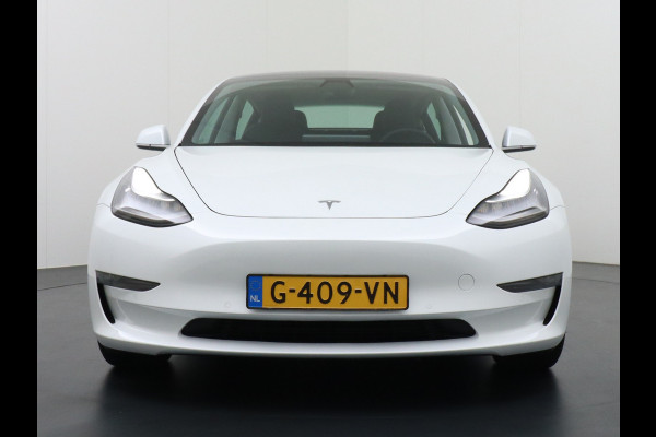 Tesla Model 3 Long Range 75kWh 463PK FSD-Full Self Driving Computer-3 Premium Audio 4wd  18" Lmv AutoPilot Panoramadak Camera's Leder Adaptive Stoel en achterbank verwarming Keyless Electr.Stoelen+Memory+Easy-Entry WiFi Origineel Nederlandse auto Grootste accu, Tot 16,5kwh thuis laden.