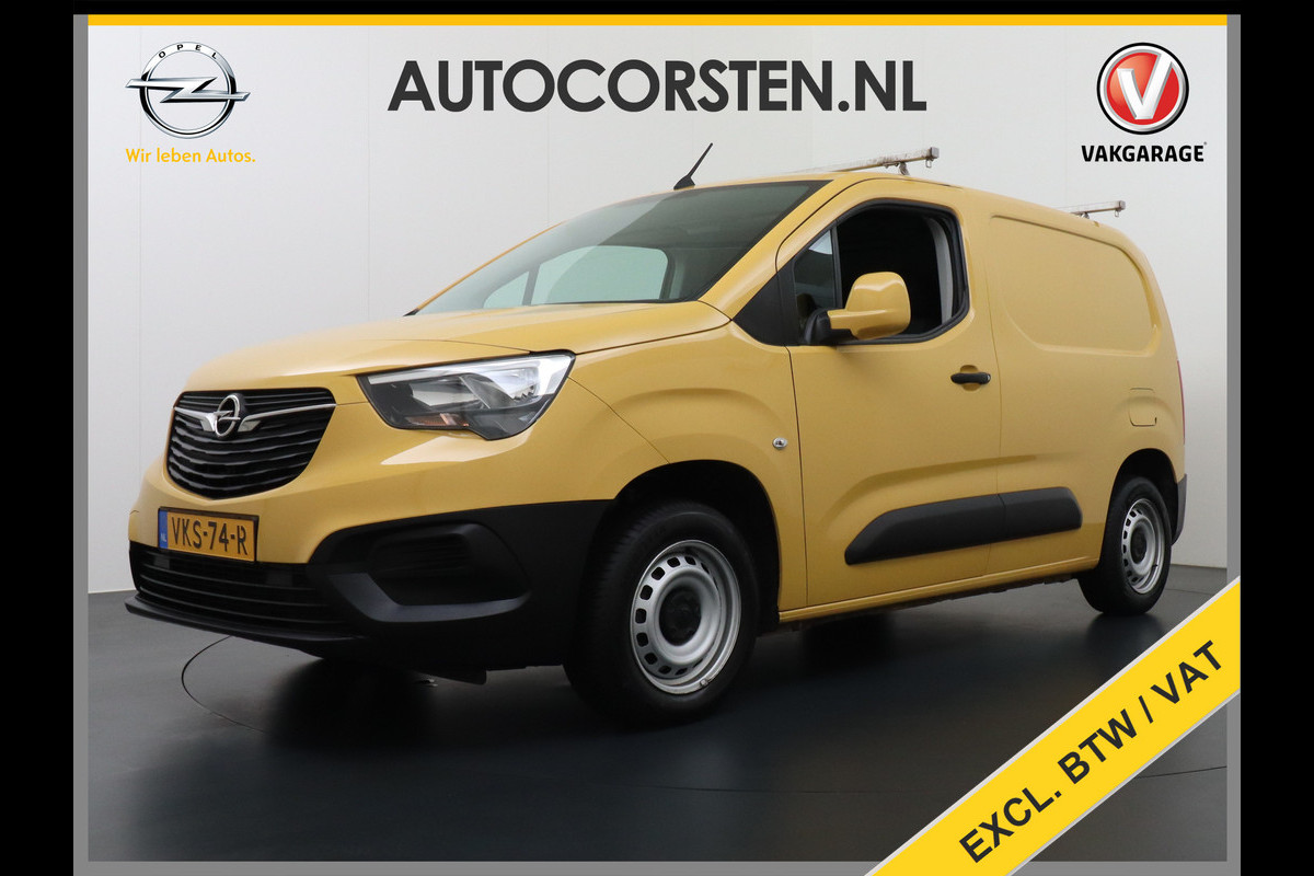 Opel Combo 1.5D L1H1 Edition 13x Op voorraad! 3-Persoons Airco Cruise Control Bluetooth Elektr.ramen Elektr.spiegels+Verwarmd Centr.Vergr+a Schuifdeur Betonplex vloer Lat om Lat betimmering Super Nette Combo!