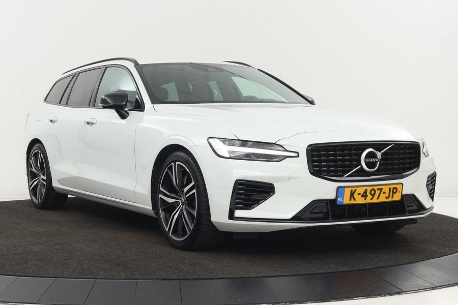 Volvo V60 2.0 T6 Recharge AWD R-Design | Trekhaak | Stoel & stuurverwarming | Adaptive cruise | Carplay | Camera | Keyless | Navigatie | Full LED | Dodehoek detectie | Half leder