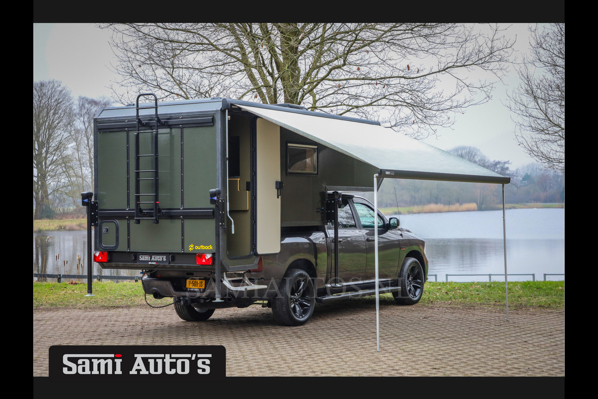 Dodge Ram 1500 CAMPER DEAL INCL AUTO | DEMONSTRATIE MODEL | Inclusief: 12 maanden standaard garantie op de pick-up en gratis 12 maanden mobiliteitsgarantie abonnement in de EU. KAMPEER AUTO 4 PERSOONS |