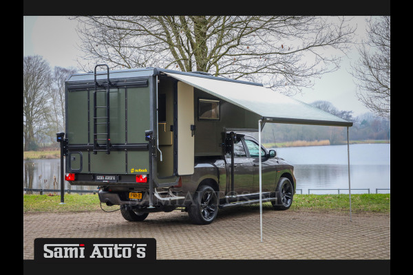 Dodge Ram 1500 CAMPER DEAL INCL AUTO | DEMONSTRATIE MODEL | Inclusief: 12 maanden standaard garantie op de pick-up en gratis 12 maanden mobiliteitsgarantie abonnement in de EU. KAMPEER AUTO 4 PERSOONS |