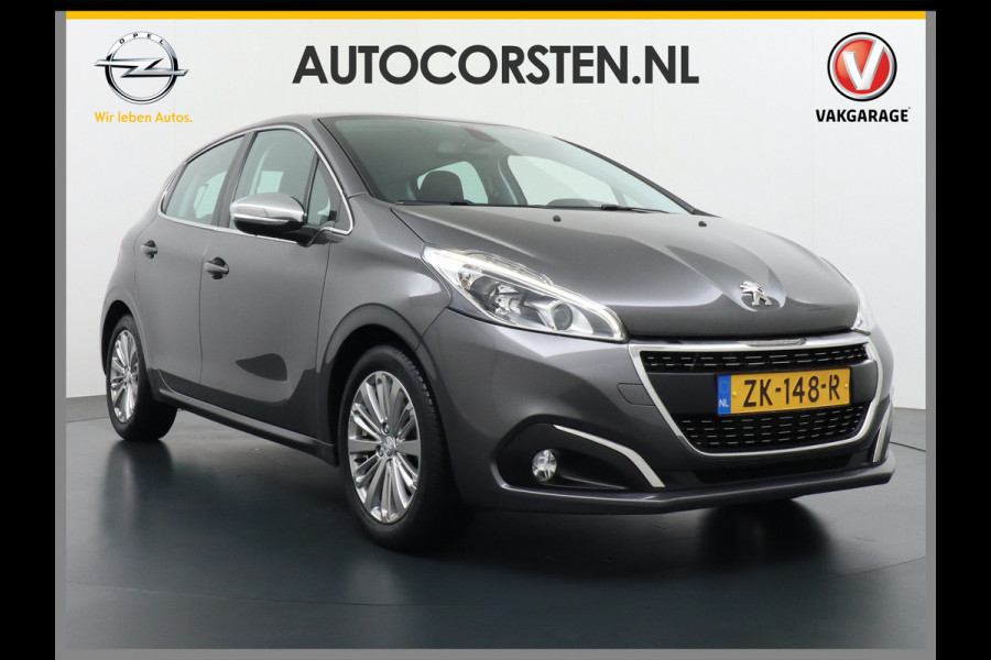 Peugeot 208 1.2 Apple Carplay Android Auto Navi Ecc Pdc Cruise control Dab+ Led Bluetooth Lmv 16" Regen-Lichtsensor Isofix Carkit PureTech Blue Allure Keurig onderhouden!