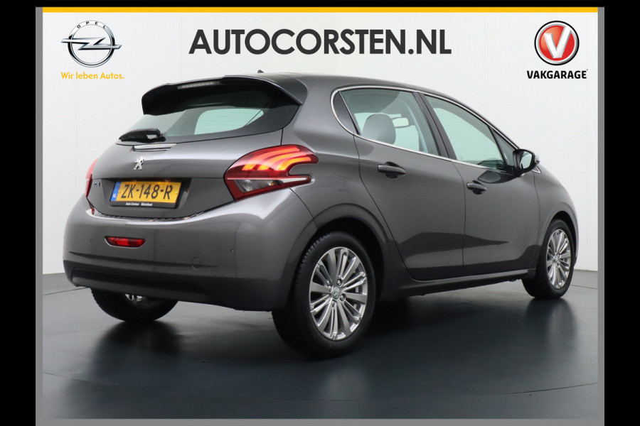 Peugeot 208 1.2 Apple Carplay Android Auto Navi Ecc Pdc Cruise control Dab+ Led Bluetooth Lmv 16" Regen-Lichtsensor Isofix Carkit PureTech Blue Allure Keurig onderhouden!