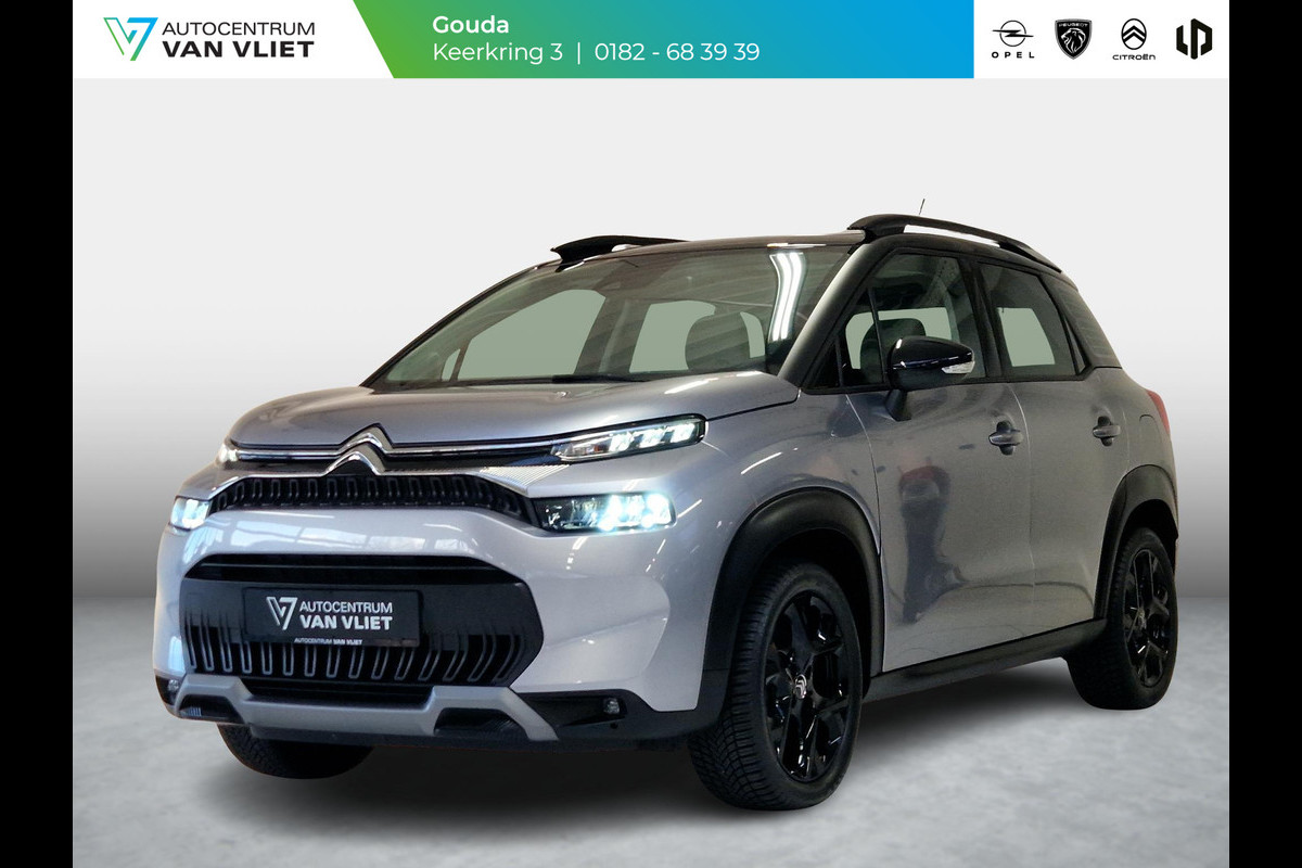 Citroën C3 Aircross 1.2 PureTech Shine Automaat | Elektrisch dakraam | Leder | Navigatie | Voorruitverwarming