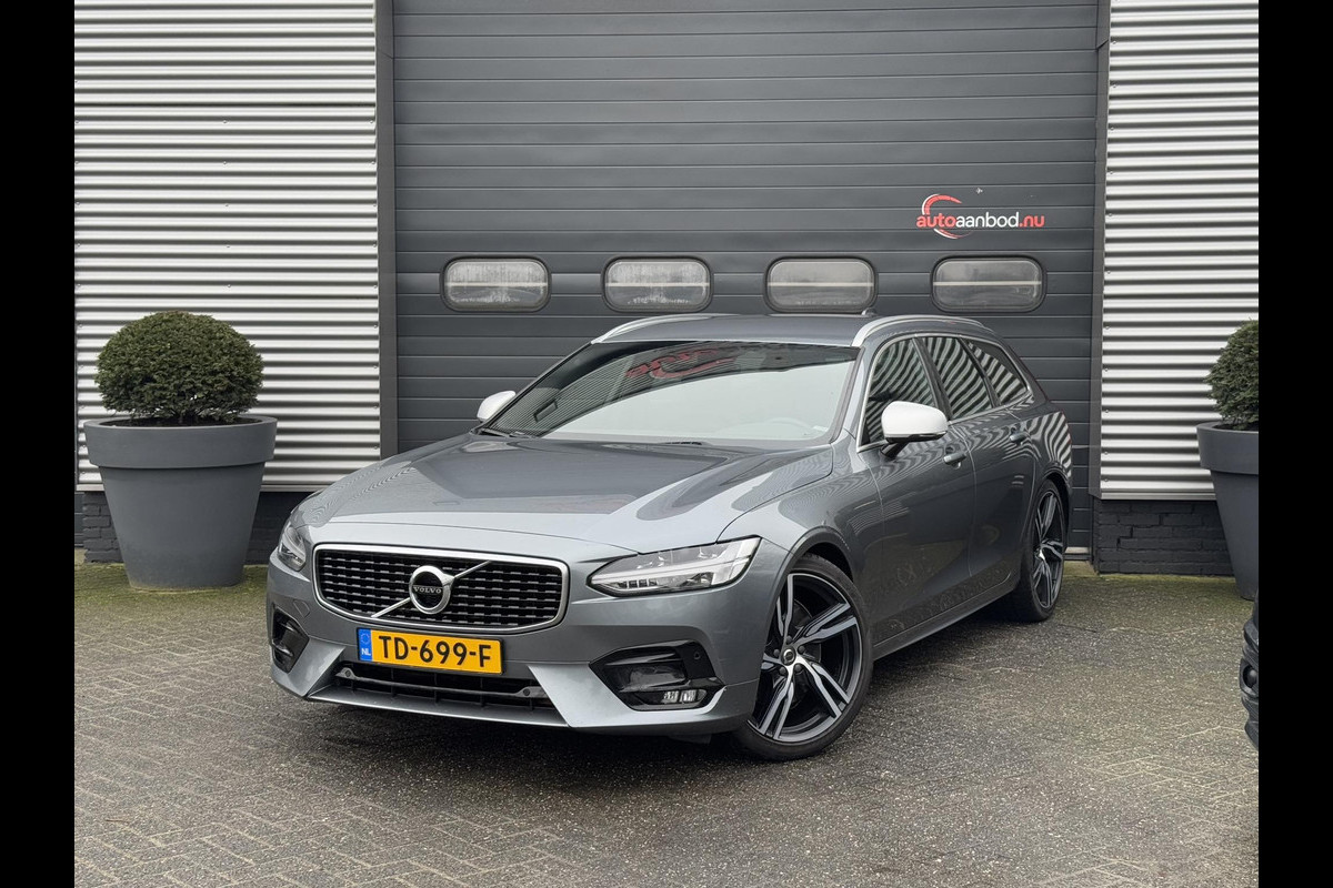 Volvo V90 2.0 T4 Business Sport R-Desing | Navigatie | Lederen Bekleding | Harmon/Kardon | Camera | DAB | Elektrische Achterklep |