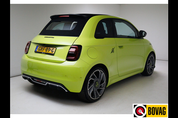 Abarth 500C Cabrio Scorpionissima 42 kWh 155 PK | JBL | Camera | Stoelverwarming PDC, 18" LMV, Navigatie. Sportstoelen