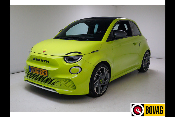 Abarth 500C Cabrio Scorpionissima 42 kWh 155 PK | JBL | Camera | Stoelverwarming PDC, 18" LMV, Navigatie. Sportstoelen