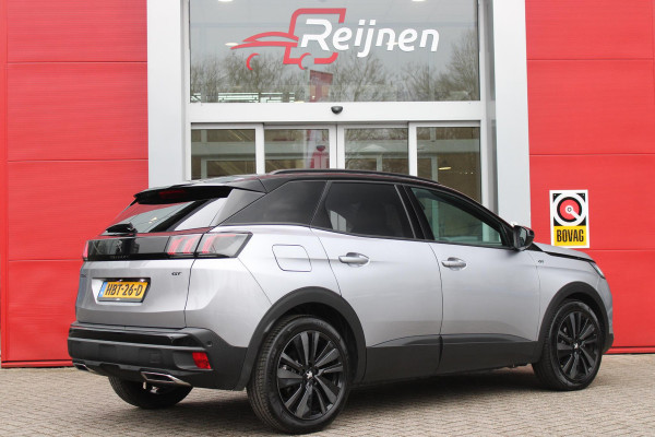 Peugeot 3008 1.2 130PK AUTOMAAT GT PACK BUSINESS | ELEKTRISCH BEDIENBARE ACHTERKLEP | DODEHOEK DETECTIE | STOEL VERWARMING | KEYLESS ENTRY/START | BLACK PACK | CLIMATE CONTROL | APPLE CARPLAY/ANDROID AUTO | FULL LED KOPLAMPEN | ADAPTIVE CRUISE CONTROL | 19" LICHTMETALEN VELGEN | PARKEERSENSOREN VOOR EN ACHTER |