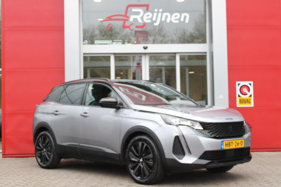 Peugeot 3008 1.2 130PK AUTOMAAT GT PACK BUSINESS | ELEKTRISCH BEDIENBARE ACHTERKLEP | DODEHOEK DETECTIE | STOEL VERWARMING | KEYLESS ENTRY/START | BLACK PACK | CLIMATE CONTROL | APPLE CARPLAY/ANDROID AUTO | FULL LED KOPLAMPEN | ADAPTIVE CRUISE CONTROL | 19" LICHTMETALEN VELGEN | PARKEERSENSOREN VOOR EN ACHTER |