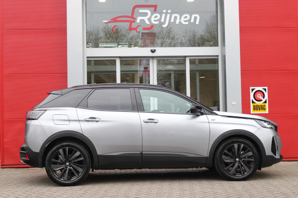 Peugeot 3008 1.2 130PK AUTOMAAT GT PACK BUSINESS | ELEKTRISCH BEDIENBARE ACHTERKLEP | DODEHOEK DETECTIE | STOEL VERWARMING | KEYLESS ENTRY/START | BLACK PACK | CLIMATE CONTROL | APPLE CARPLAY/ANDROID AUTO | FULL LED KOPLAMPEN | ADAPTIVE CRUISE CONTROL | 19" LICHTMETALEN VELGEN | PARKEERSENSOREN VOOR EN ACHTER |