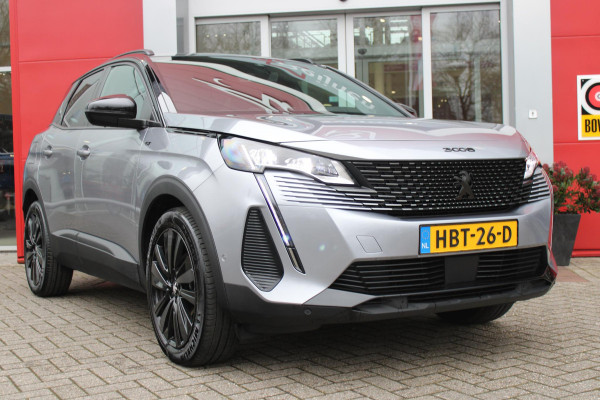 Peugeot 3008 1.2 130PK AUTOMAAT GT PACK BUSINESS | ELEKTRISCH BEDIENBARE ACHTERKLEP | DODEHOEK DETECTIE | STOEL VERWARMING | KEYLESS ENTRY/START | BLACK PACK | CLIMATE CONTROL | APPLE CARPLAY/ANDROID AUTO | FULL LED KOPLAMPEN | ADAPTIVE CRUISE CONTROL | 19" LICHTMETALEN VELGEN | PARKEERSENSOREN VOOR EN ACHTER |